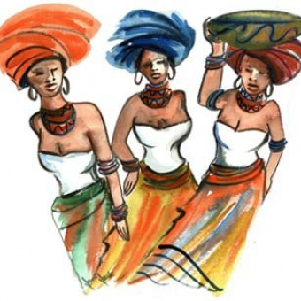 Xhosa Ladies no 5 - A4